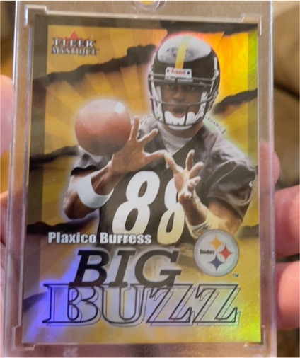 2000 Fleer Mystique Big Buzz #10BB Plaxico Burress — front