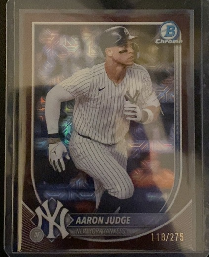 2025 Bowman Chrome #99 Aaron Judge — front