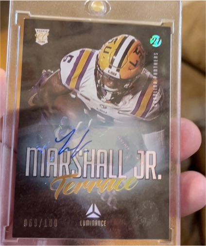 2021 Panini Luminance #118 Terrace Marshall Jr. — front