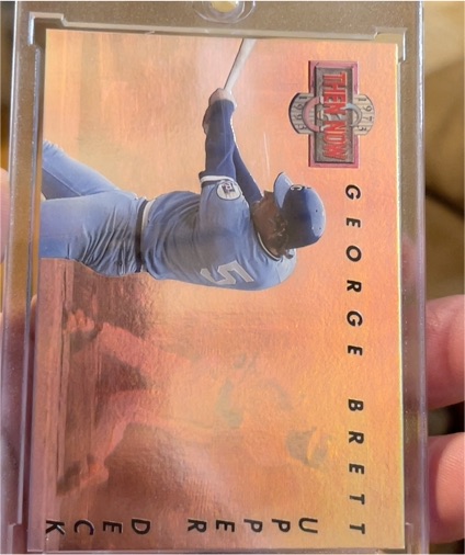 1993 Upper Deck Then and Now #TN2 George Brett — front