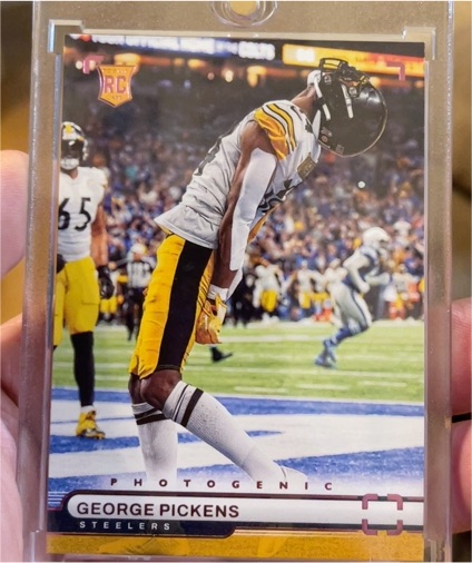 2022 Panini Chronicles Photogenic #PH-43 George Pickens — front
