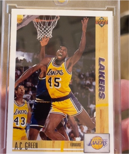 1991-92 Upper Deck #177 A.C. Green — front