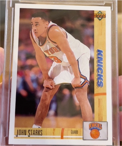1991-92 Upper Deck #219 John Starks — front