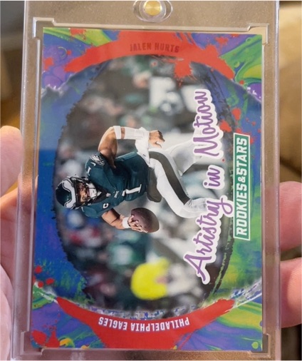2024 Panini Rookies & Stars - Artistry in Motion #AIM-JHS Jalen Hurts — front