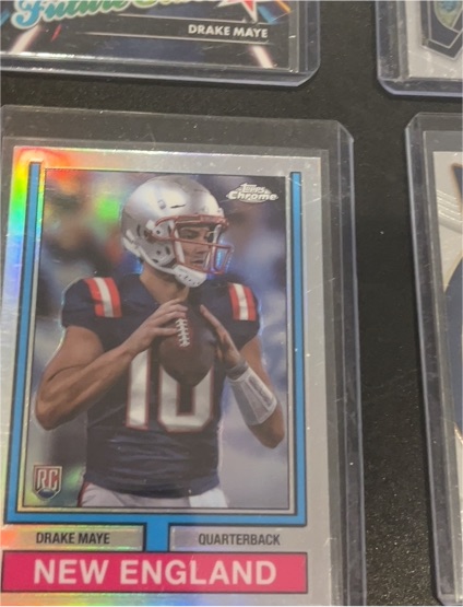2024 Topps Chrome #74TF-3 Drake Maye — front