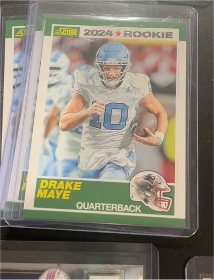 2024 Score 35th Anniversary Rookie #3 Drake Maye — front