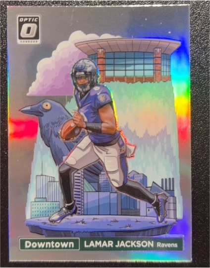 2024 Panini Donruss Optic Downtown #1 Lamar Jackson — front