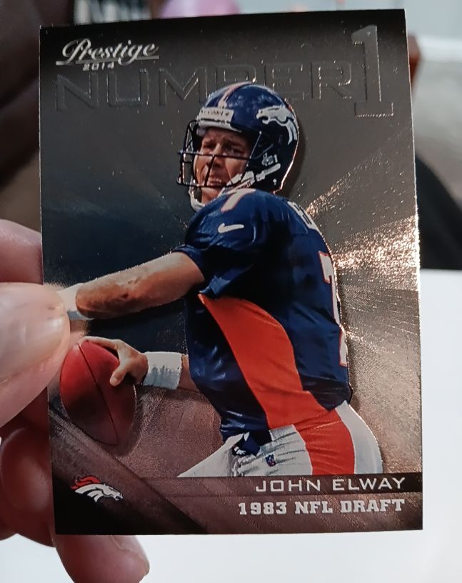 2015 Prestige Number 1 John Elway — front