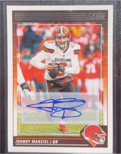 2024 Score #72 Johnny Manziel — front