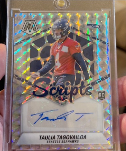 2024 Panini Mosaic #RS-TTA Taulia Tagovailoa Rookie Scripts — front