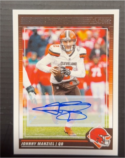 2024 Score #72 Johnny Manziel — front