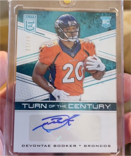 2016 Donruss Elite Turn of the Century #TCA-DB Devontae Booker — front