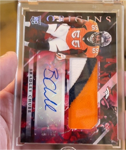 2018 Panini Origins #138 Bradley Chubb — front