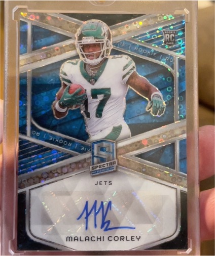 2024 Panini Spectra Rookie Autographs #RA-MCY Malachi Corley — front