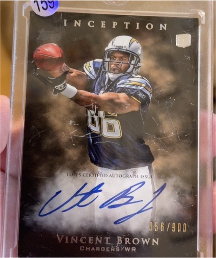 2011 Topps Inception #129 Vincent Brown — front