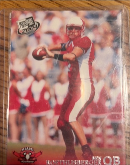 2004 Press Pass #9 Ben Roethlisberger — front