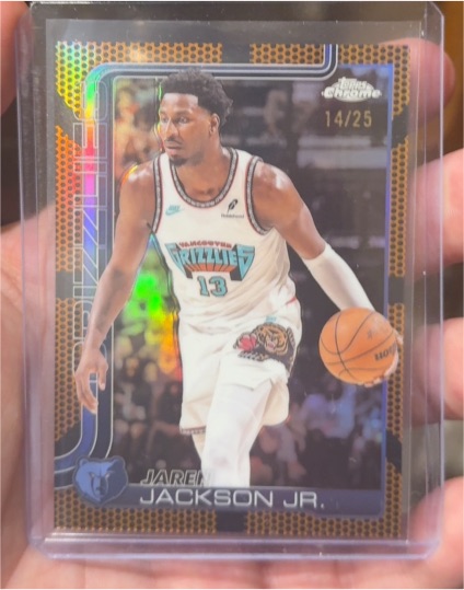 2025-26 Topps Chrome #163 Jaren Jackson Jr. — front