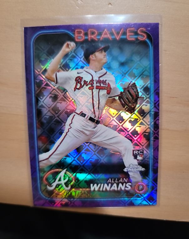 2024 Topps Chrome #249 Allan Winans Rookie — front