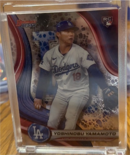 2024 Bowman's Best #34 Yoshinobu Yamamoto — front