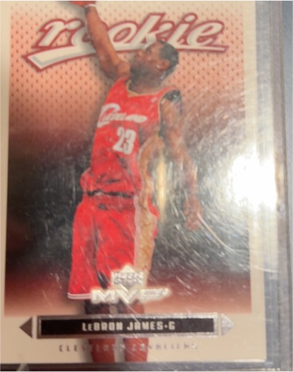 2003-04 Upper Deck MVP #23 LeBron James — front