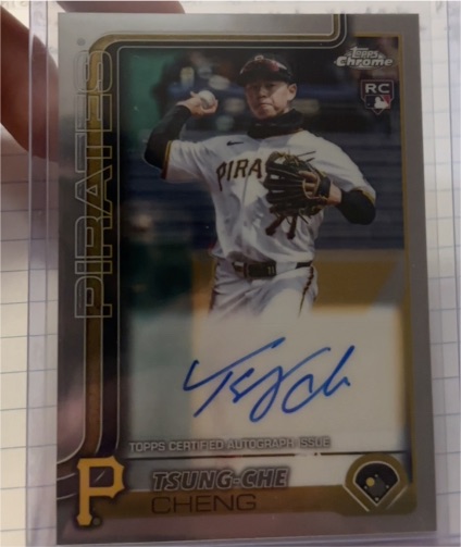 2025 Topps Chrome Update Series #AC-TCG Tsung-Che Cheng — front