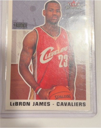 2003-04 Fleer Tradition #261 LeBron James — front