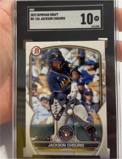 2023 Bowman Draft #BD-156 Jackson Chourio — front