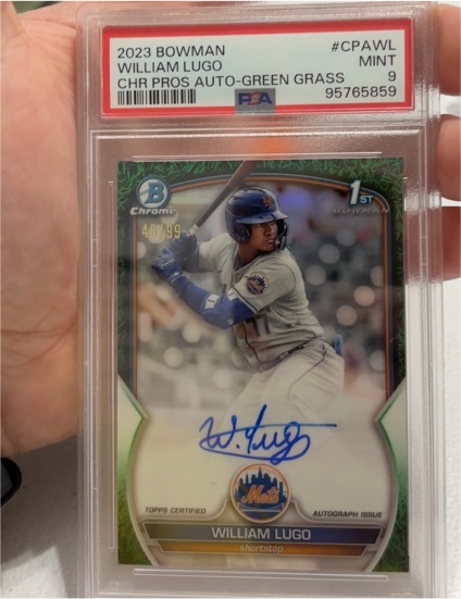2023 Bowman Chrome #CPA-WL William Lugo — front