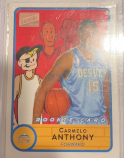 2003-04 Bazooka #278 Carmelo Anthony — front