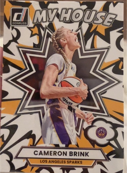 2025 Donruss WNBA #14 Cameron Brink My House — front