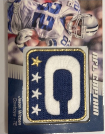 2012 Topps NFL Captain's Patch Jason Witten — front
