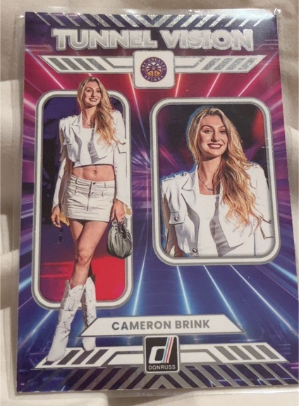 2025 Panini Donruss WNBA #8 Cameron Brink Tunnel Vision — front