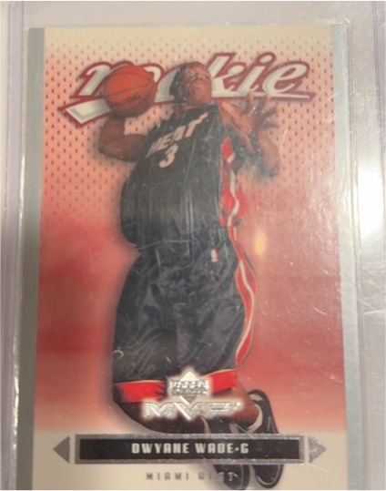 2003-04 Upper Deck MVP #205 Dwyane Wade Rookie Card — front