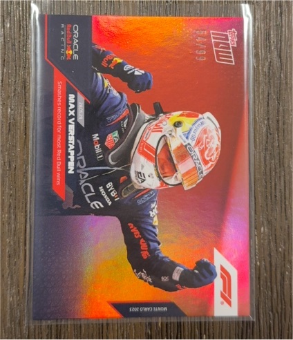 2023 Topps Now F1 #WBC-46 Max Verstappen Oracle Red Bull Racing — front