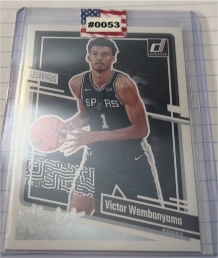 2023-24 Donruss The Rookies #1 Victor Wembanyama — front