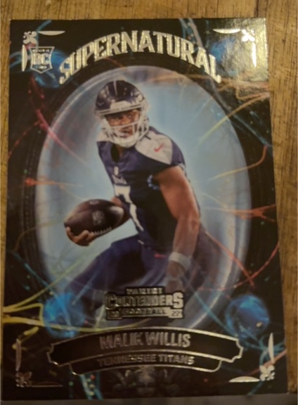 2022 Panini Contenders #SN-MWI Malik Willis Supernatural — front