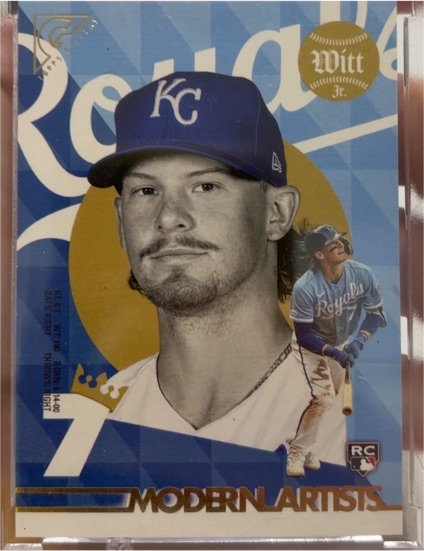 2022 Topps Gallery Modern Artists #MA-20 Bobby Witt Jr. — front