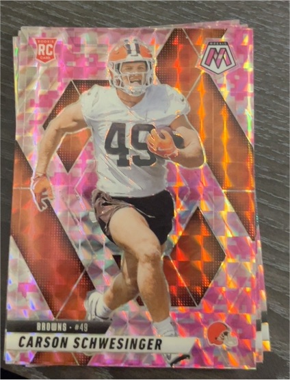 2025 Panini Mosaic #371 Carson Schwesinger — front