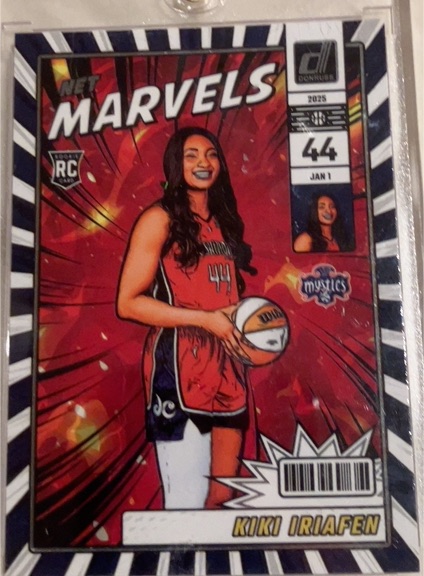 2025 Donruss WNBA #16 Kiki Iriafen Net Marvels — front