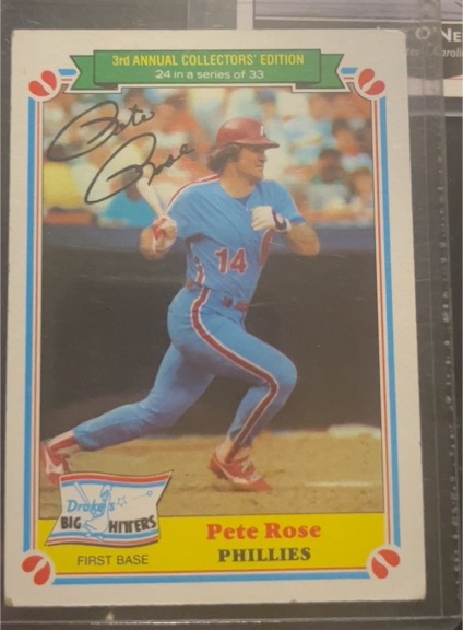 1983 Topps Drake's Big Hitters #24 Pete Rose — front