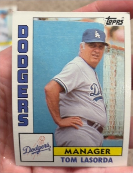 1984 Topps #681 Tom Lasorda — front