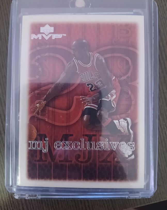 1999-00 Upper Deck MVP #200 Michael Jordan MJ Exclusives — front