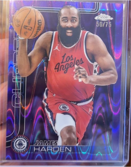 2025-26 Topps Chrome #54 James Harden — front