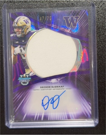 2025 Bowman Best U #JRA-DD Decker DeGraaf — front