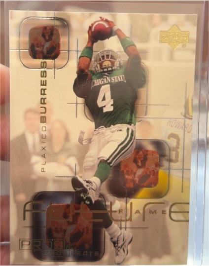 2000 Upper Deck Pros & Prospects Future Fame #FF5 Plaxico Burress — front