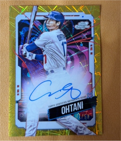 2024 Topps Chrome Cosmic #CCA-OW Shohei Ohtani — front