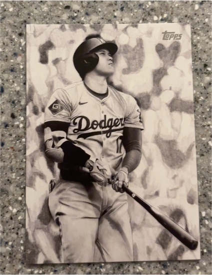 2025 Topps Update #KHAC-8 Shohei Ohtani Keegan Hall Art Card — front