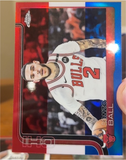 2025-26 Topps Chrome #38 Lonzo Ball — front