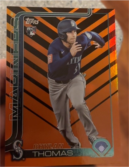 2025 Topps Update #US196 Rhylan Thomas — front