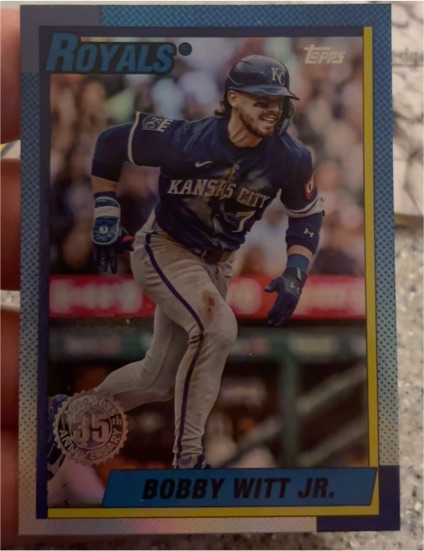 2025 Topps Update #U90-31 Bobby Witt Jr. — front